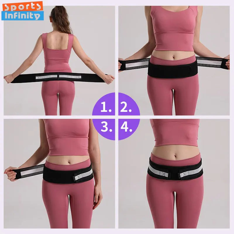 Pelvic Correction Band Lumbar Pain Relief Belt Hip Braces for Postpartum Hip Pain Pelvic Support Lower Back Suppport