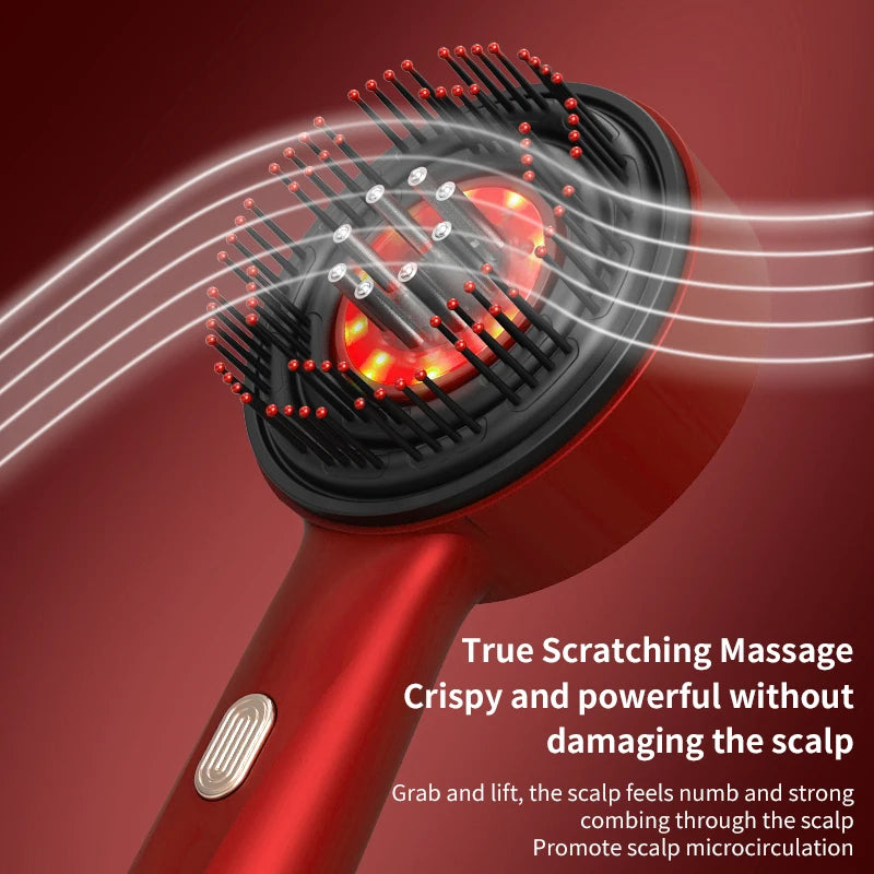 Electric Multifunctional Comb that Promotes Hair Growth Massage Oil Applicator 3 Modes